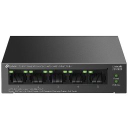 Switch Gigabit TP-Link LS105GP, 5 Porturi, 4 PoE+