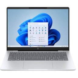 Laptop HP OmniBook 7 AI 14-fr0002nw, Procesor Intel Core Ultra 7 255U, Display 14" 2K OLED, 16GB DDR5 RAM, 512GB SSD, Placa video integrata Intel Graphics, Windows 11 Pro, Argintiu