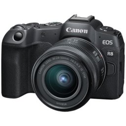 Aparat foto Mirrorless Canon EOS R8 + RF 24-50 mm, F4.5-6.3 IS STM, KIT