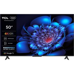 Televizor LED Smart TV, TCL 50P69K, 50 inch, 4K Ultra HD, Wi-Fi, Dolby Audio, 60 Hz, Negru