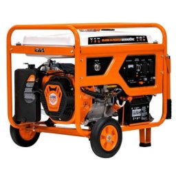 Generator curent electric Ruris R-Power GE8000RC, 7000W, 15CP, pornire electrica, telecomanda, rezervor 28L