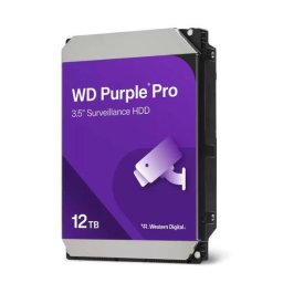 HDD Western Digital Purple Pro, 12 TB, SATA III, 7200 RPM, 3.5", CMR