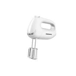 Mixer de mana Daewoo DHM25W, putere 250 W, functie Turbo, 5 viteze, Alb