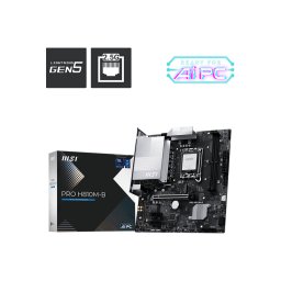 Placa de baza MSI PRO H810M-B, Intel H810, LGA 1851, DDR5, Micro ATX