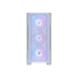 Carcasa MSI MAG Forge M100R, Micro-ATX, Alb, Tempered Glass