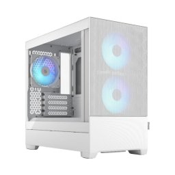Carcasa Fractal Design Pop Mini Air, RGB, Tempered Glass, Clear Tint, Alb