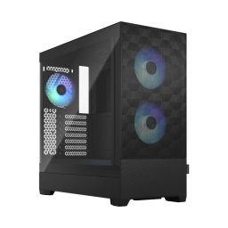 Carcasa Fractal Design Pop Air RGB, Tempered Glass, Clear Tint, Negru