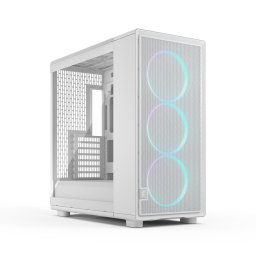 Carcasa Fractal Design Epoch XL, Tempered Glass, RGB, Clear Tint, Alb