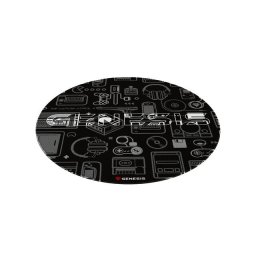 Covoras de protectie rotund GENESIS Tellur 300, 100 cm, Negru