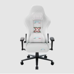 Scaun rotativ Onex ONEX-STC-XPW Sezut tapitat, Spatar tapitat, sarcina maxima 125 kg, Alb