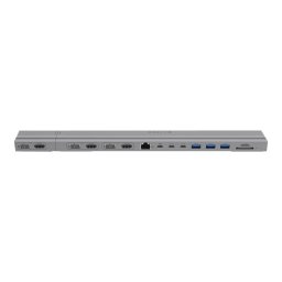 Statie de andocare Hyper Drive Triple-4K, pentru Intel si M1/M2 Pro/Max MB Pro, Gri