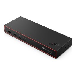 Hub Lenovo ThinkPad Thunderbolt 4 Smart Dock Gen2 7500, Thunderbolt 4, Power Delivery 100W, 8K@60Hz, 2x DisplayPort, 1x HDMI, LAN 2.5Gbps, 4x USB-A 3.2 Gen 2, 2x USB-C 3.2 Gen 2