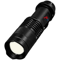 Lanterna LED Wonder T701L, 3W, 70 lm, 1AA, autonomie 4h, IP44, distanta iluminare 50m, Aluminiu, Negru