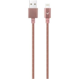 Cablu Wonder USB-A la Lightning, 1m, Roz
