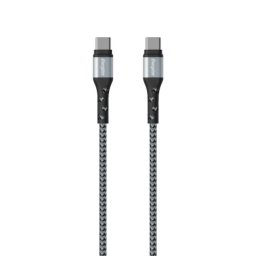 Cablu de incarcare Energizer, universal, USB-C la USB-C, lungime 2 m, Argintiu