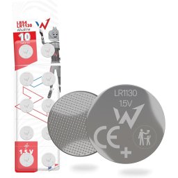 Pachet Baterii Wonder WLR54X10, 10 baterii alcaline tip buton model LR54, LR1130
