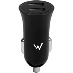 Incarcator auto Wonder, 2x USB-A, Negru