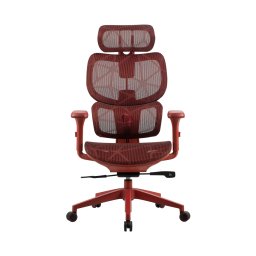 Scaun de birou gaming Onex Ventra Premium, din plasa, greutate maxima suportata 125 kg, Rosu