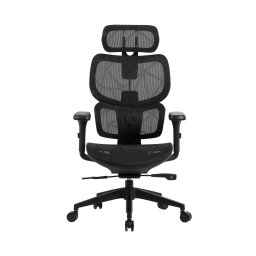 Scaun de birou gaming Onex Ventra Premium, din plasa, greutate maxima suportata 125 kg, Negru