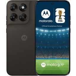Telefon mobil Motorola G77, 6.78 inch, Dual SIM, 256GB, 8GB RAM, 5G, Negru
