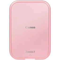 Imprimanta foto Canon Zoemini2, Zink, format 5x7.5cm, Bluetooth, Rose Gold