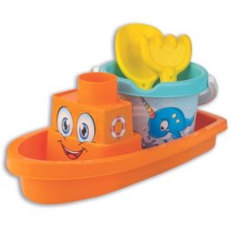 Set pentru nisip cu vaporaș - animale marine