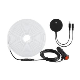 Banda LED portbagaj auto 5M cu senzor si alimentare la bricheta Iluminare Calda 12V