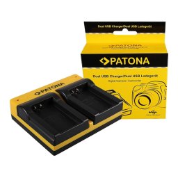 Patona Dual incarcator pentru Nikon EN-EL20 1 J1 J-1 V3 V-3 incl. Micro-USB cable