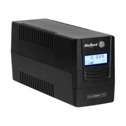 UPS Offline 1000VA/600W cu ecran LCD, USB si RJ45, unda sinusoidala modificata, Rebel RB-4025