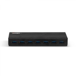 Charging Hub Lindy 7 Port USB 3.1, negru, LY-43228 (timbru verde 0.18 lei)