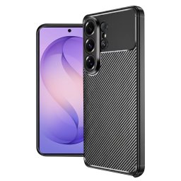Husa silicon Samsung Galaxy S26 Ultra Techsuit - CarbonFiber Black