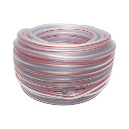 Rola 50m furtun de vidat transparent simplu pentru aparat de muls vaci Breckner Germany