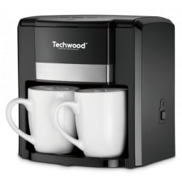 Resigilat!Cafetiera DUO Techwood TCA-206, 0.6L, 2 cani ceramice