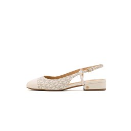 MICHAEL KORS Balerine Perla Flex Sling Flat 40R4PLFP1B 150 vanilla
