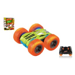 Masina rc 13cm 2.4ghz r/c flip over stunt car cu lumini pcdhtrc10214g