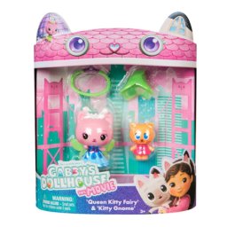 Spin master casa de papusi gabby film pachet 2 figurine queen kitty faury si kitty gnome spm6072884-20151835