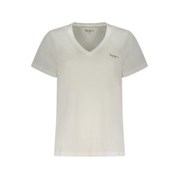 Tricou alb de damă Pepe Jeans