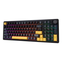 WHITE SHARK WS GK-007151-B/R-US Tastatură mecanică wireless (layout engleză) - Negru