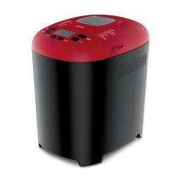 Masina de paine PastryChef 550 HBM-915BKR, 550W, capacitate 700-900g, 15 programe, Negru/Rosu