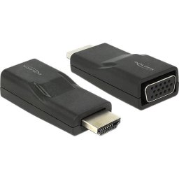 ADAPTER HDMI(M)- VGA(F) Negru MINI