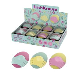 Accesorii birotica Radiera ErichKrause Color Pod Floral Soul 24/cut, amb. 24/24/ /576