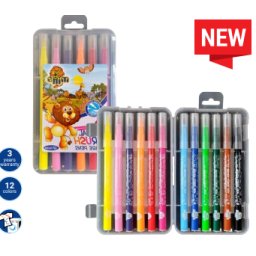 Accesorii birotica CARIOCA MILLA BRUSH 12CUL CUT PLASTIC 10/806