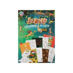 Accesorii birotica CARTE COLOR A4 +ACTIVITATI 150069 JUNGLA , 24/bax