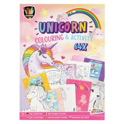 Accesorii birotica CARTE COLOR A4 +ACTIVITATI 150068 UNICORN , 24/bax