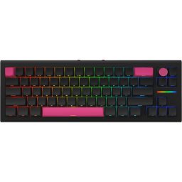 Tastatură Gaming NUBI NK68-PRO-WL-BL-ANSI, Wireless, Mecanică, Hot-Swappable, RGB, ANSI, Black