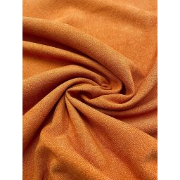 Set 2 draperii stofa de culoare portocalie Hiko orange Brick cu rejansa creion, 6,5cm