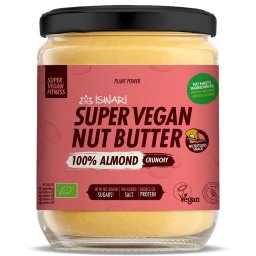 Crema Super Vegan crocanta BIO din migdale, fara zahar Iswari