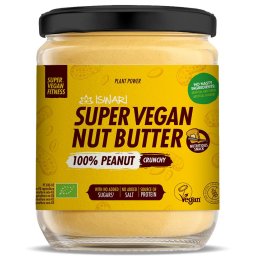 Crema Super Vegan crocanta BIO din arahide, fara zahar Iswari