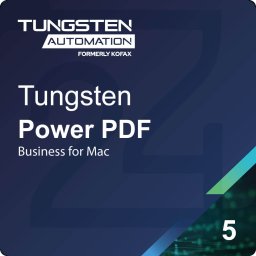 Tungsten Power PDF 5 Business for Mac Corporate Achiziție Nouă 5 - 24 User