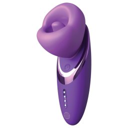 Fantasy For Her - vibrator cu stimulare orală și aspirație - mov